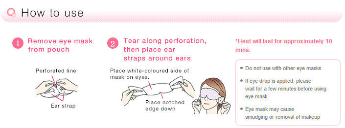 Kao MegRhythm Gentle Steam Eye Mask (12 Sheet)