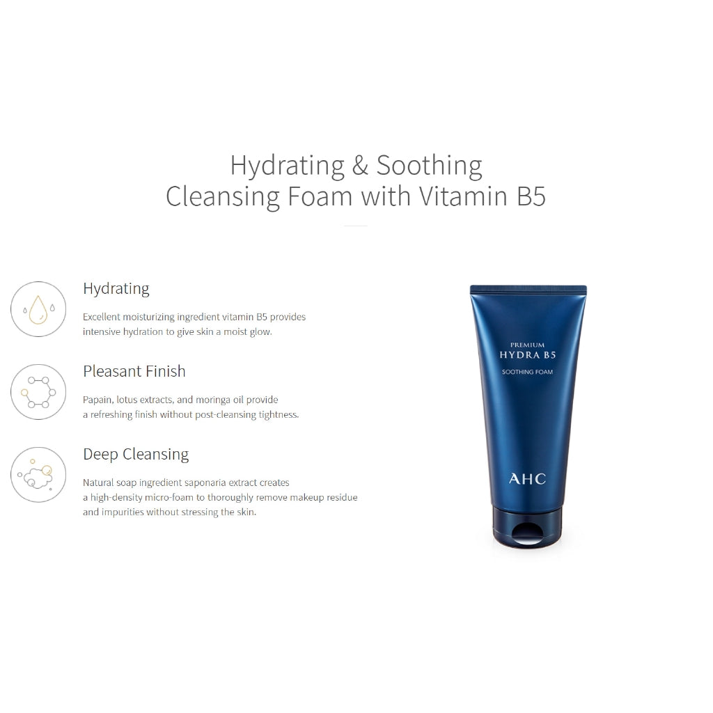 A.H.C Premium Ex Hydra B5 Soothing Foam 180ml