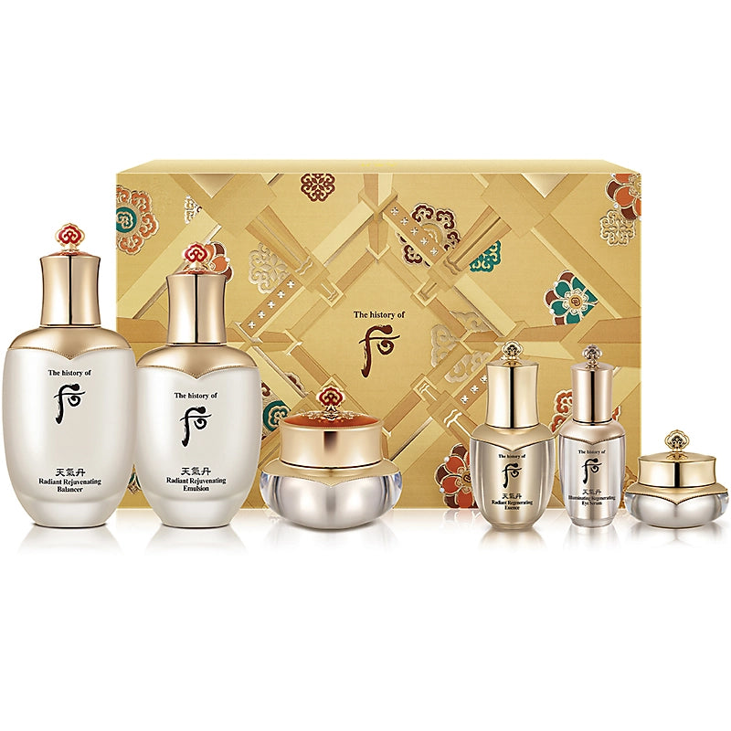 The History of Whoo -  Radiant Rejuvenating Set (7pcs）