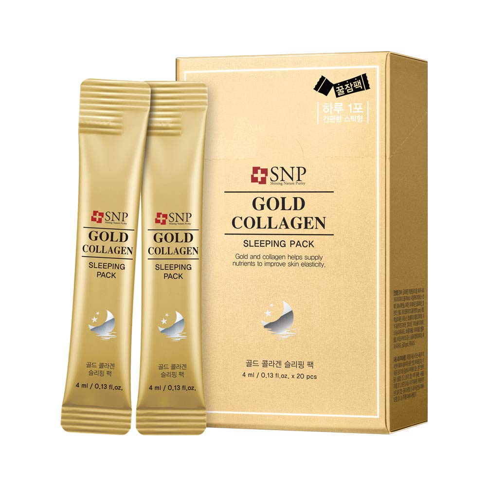 SNP Collagen Water Sleeping Pack 20pcs