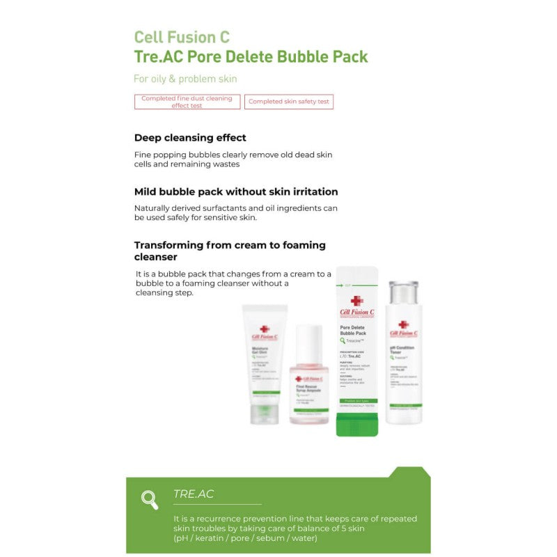 Cell Fusion C Pore Delete Bubble Pack (12 packs)